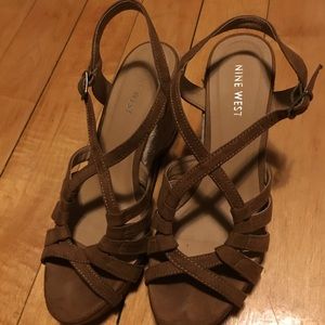 Nine West Wedges Heels Size 7